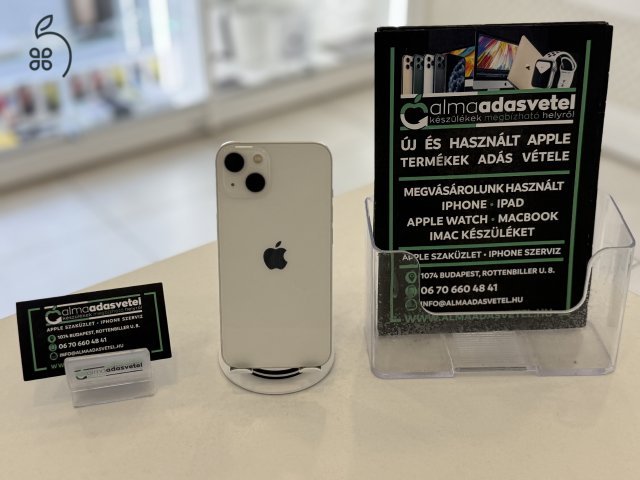 iPhone 13 128GB Független Újszerű/1 hónap gar./Akku 81%/p4366