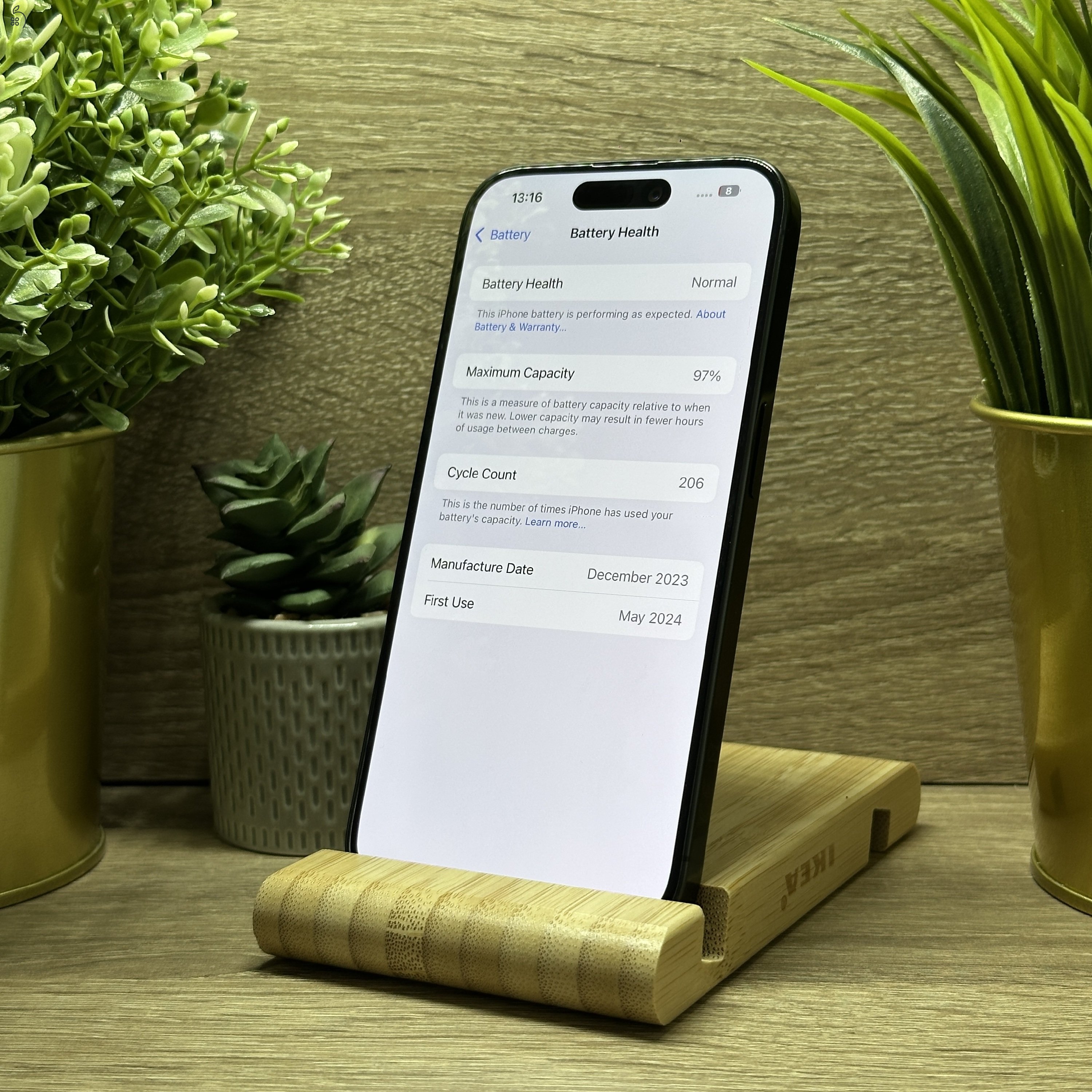 iPhone 15 Pro 128GB Fekete, Független - Garancia, Számla 
