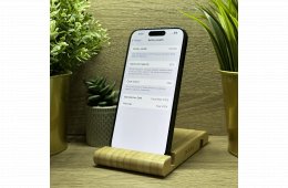  iPhone 15 Pro 128GB Fekete, Független - Garancia, Számla 