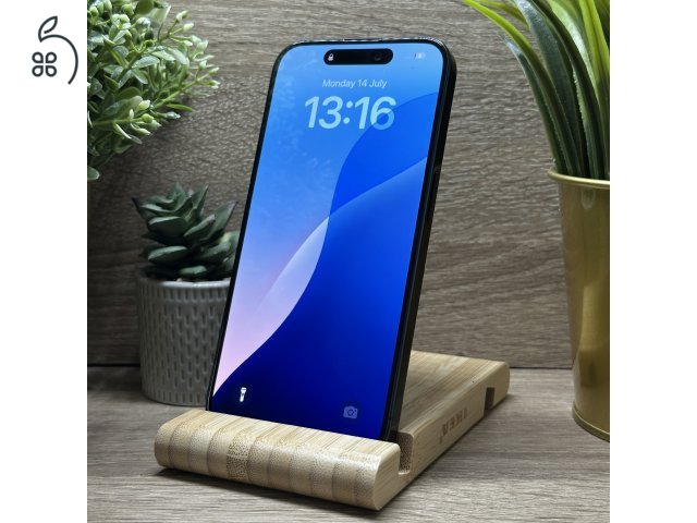  iPhone 15 Pro 128GB Fekete, Független - Garancia, Számla 