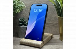  iPhone 15 Pro 128GB Fekete, Független - Garancia, Számla 