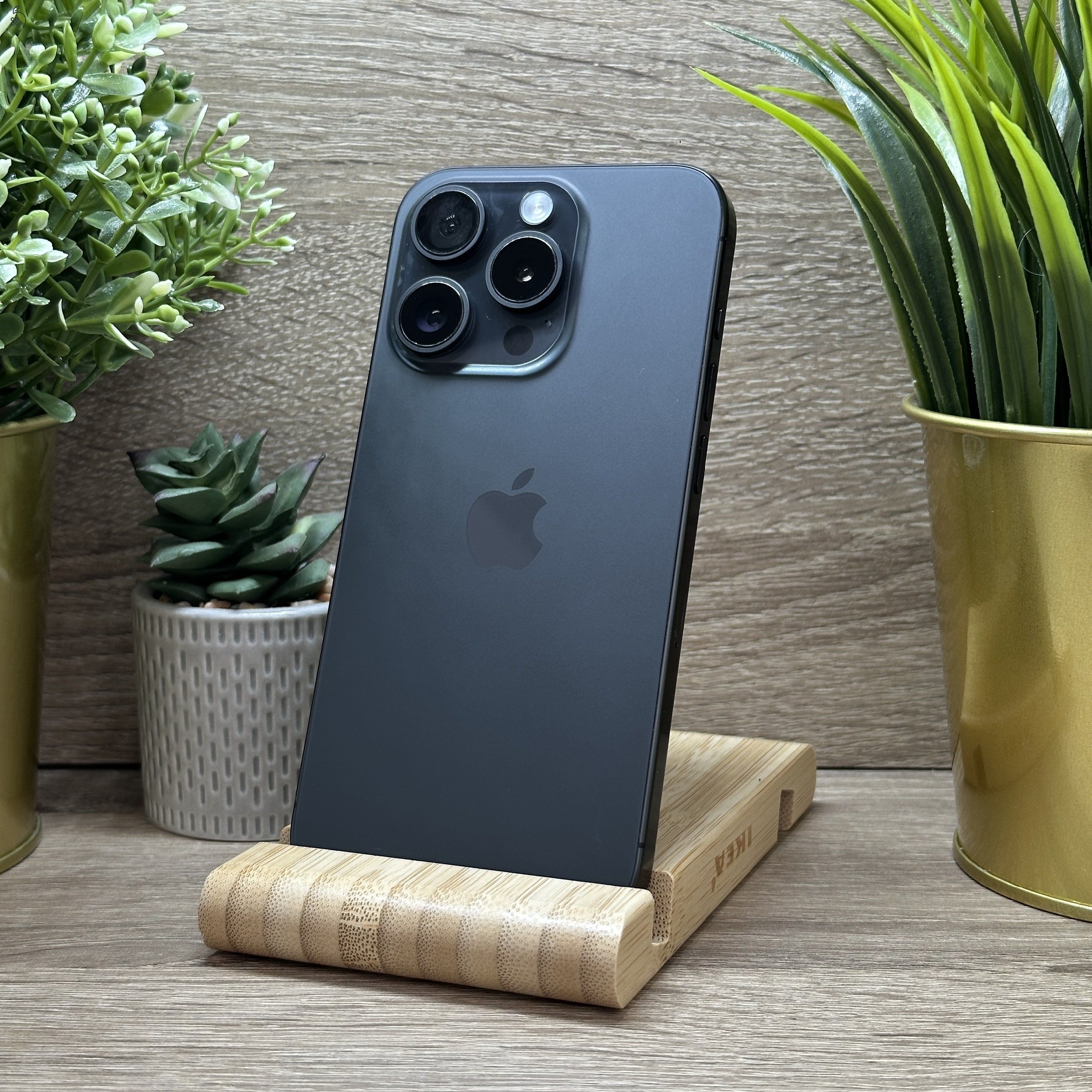  iPhone 15 Pro 128GB Fekete, Független - Garancia, Számla 
