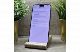  iPhone 16 Pro Max 512GB Szürke, Független - Garancia, Számla 