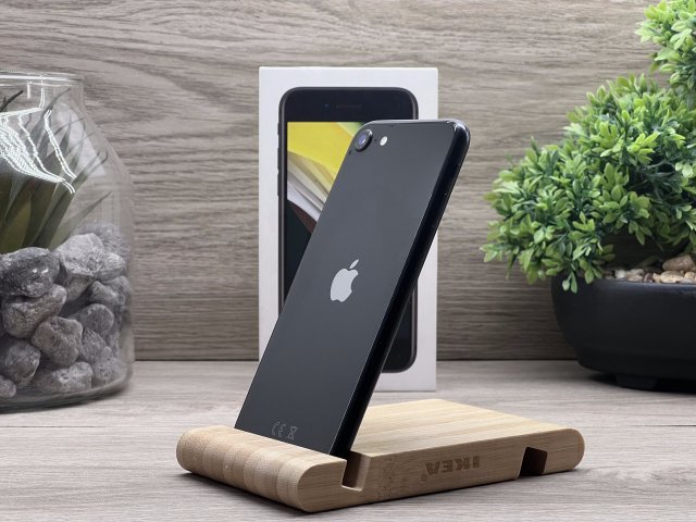iPhone SE2020 Black 64GB 2 ÉV Garanciával Számlával Aksi 100%