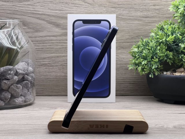 iPhone 12 Black 64GB 2 ÉV Garanciával Számlával Aksi 100%