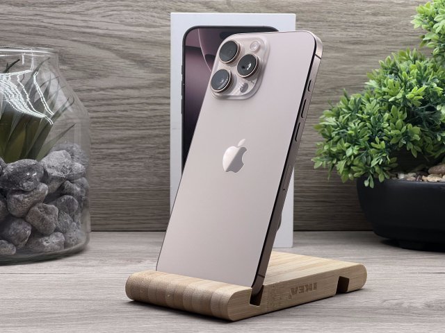 Hibátlan iPhone 16 Pro Max Desert Titanium 256GB 2 ÉV Garanciával Számlával Aksi 100%