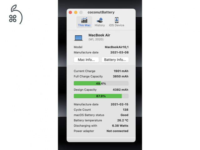 Macbook Air M1 16Gb Ram