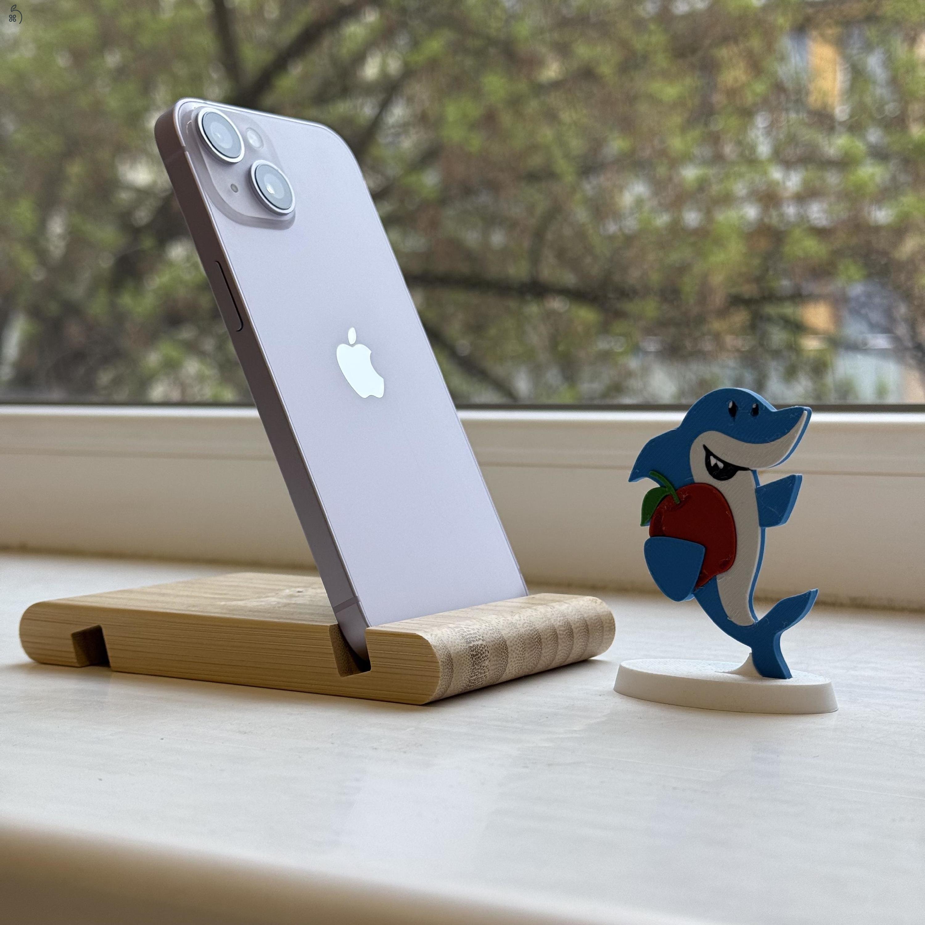 HIBÁTLAN iPhone 14 128GB Purple - 1 ÉV GARANCIA - Kártyafüggetlen, MS2283, 100% Akkumulátor