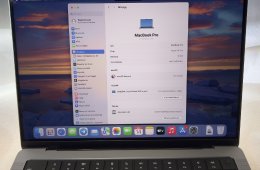 Eladó műtárgyként őrzött 2021 Macbook Pro 14” M1 Pro.