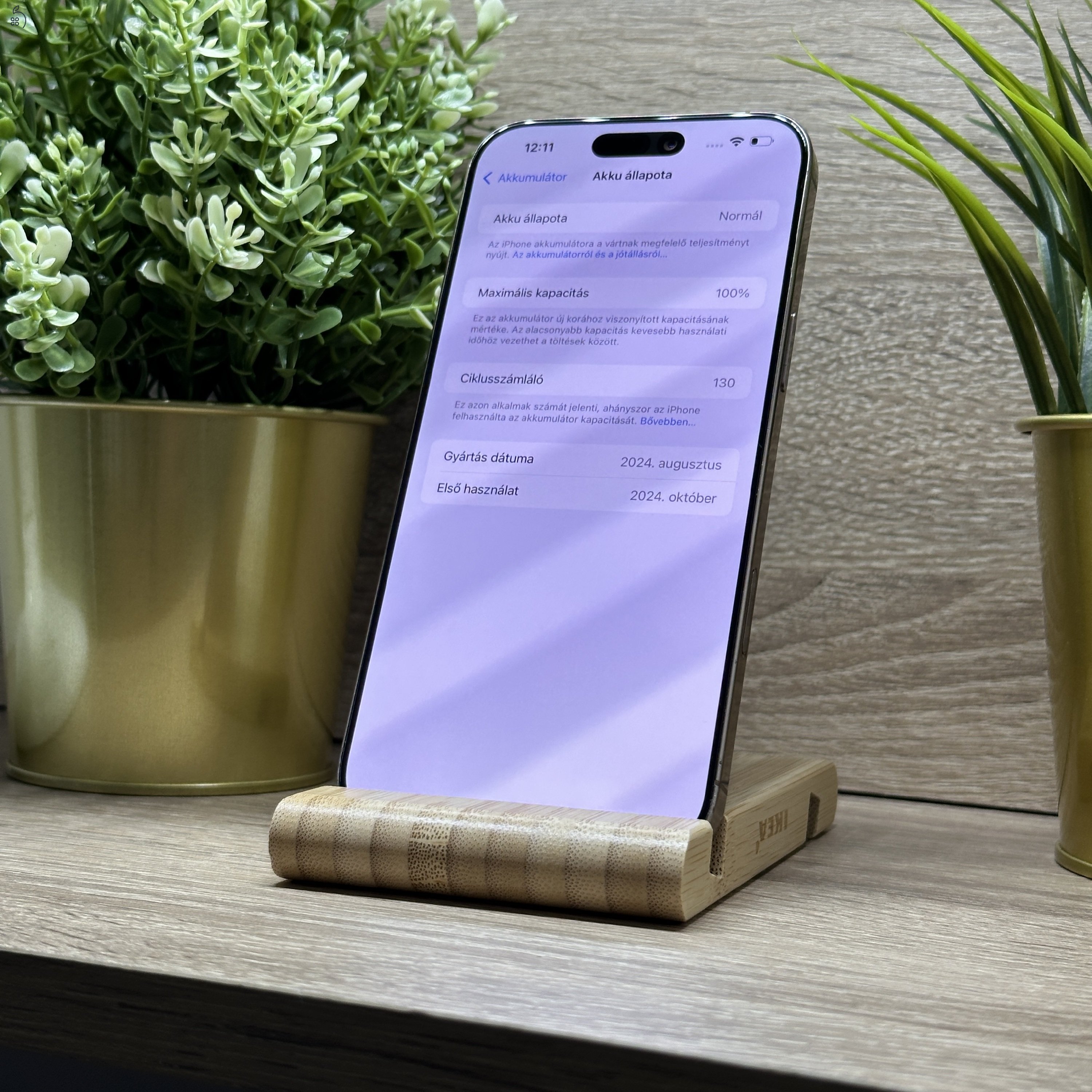  iPhone 16 Pro Max 256GB Desert Titanium, Független - Garancia, Számla 
