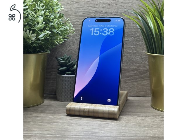  iPhone 15 Pro Max 256GB Szürke, Független - Garancia, Számla 