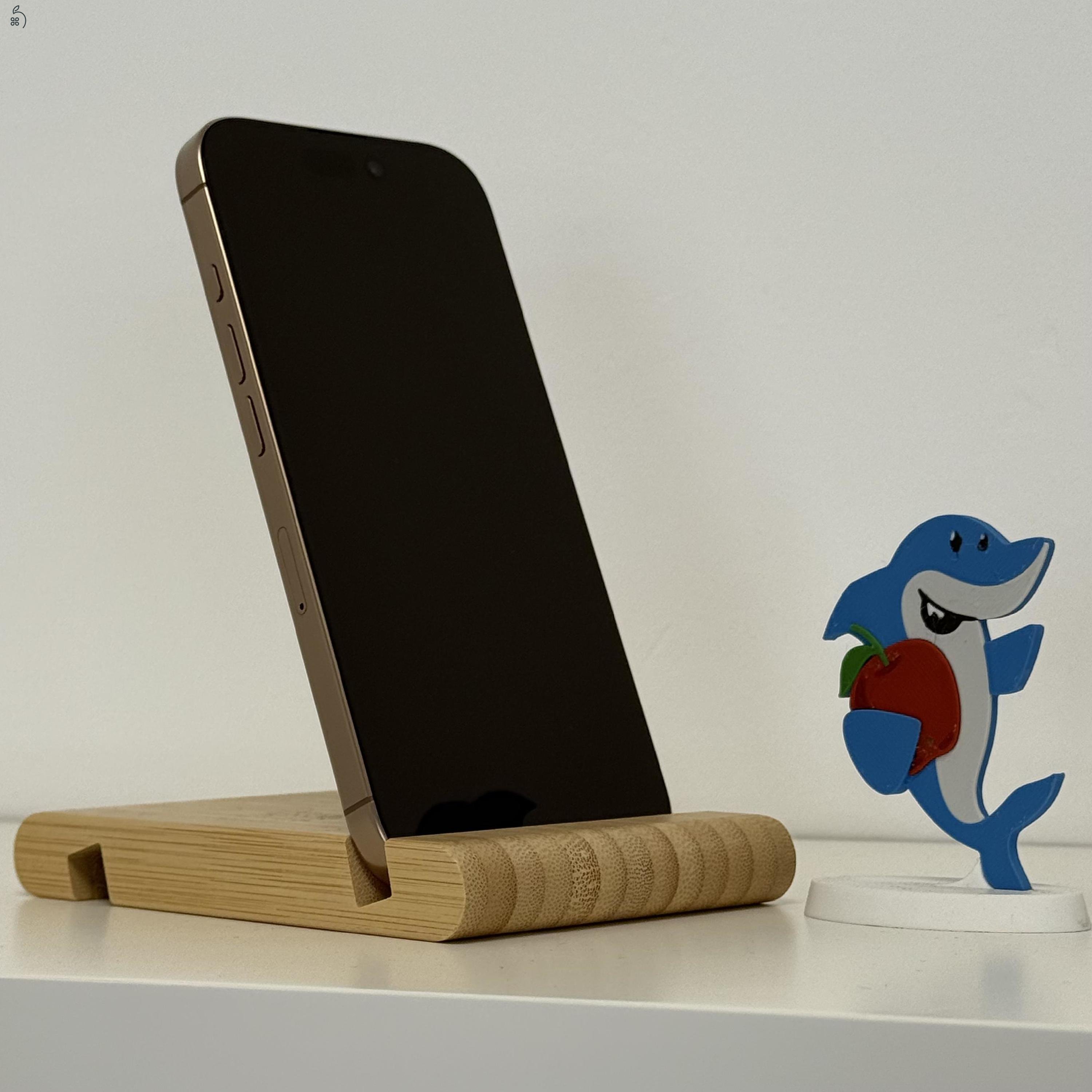 HIBÁTLAN iPhone 16 Pro 256GB Desert - 1 ÉV GARANCIA, Kártyafüggetlen, 100% Akkumulátor, MS2891