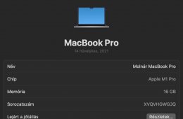 Macbook Pro M1 16 GB RAM/1 TB SSD 14’ 2021