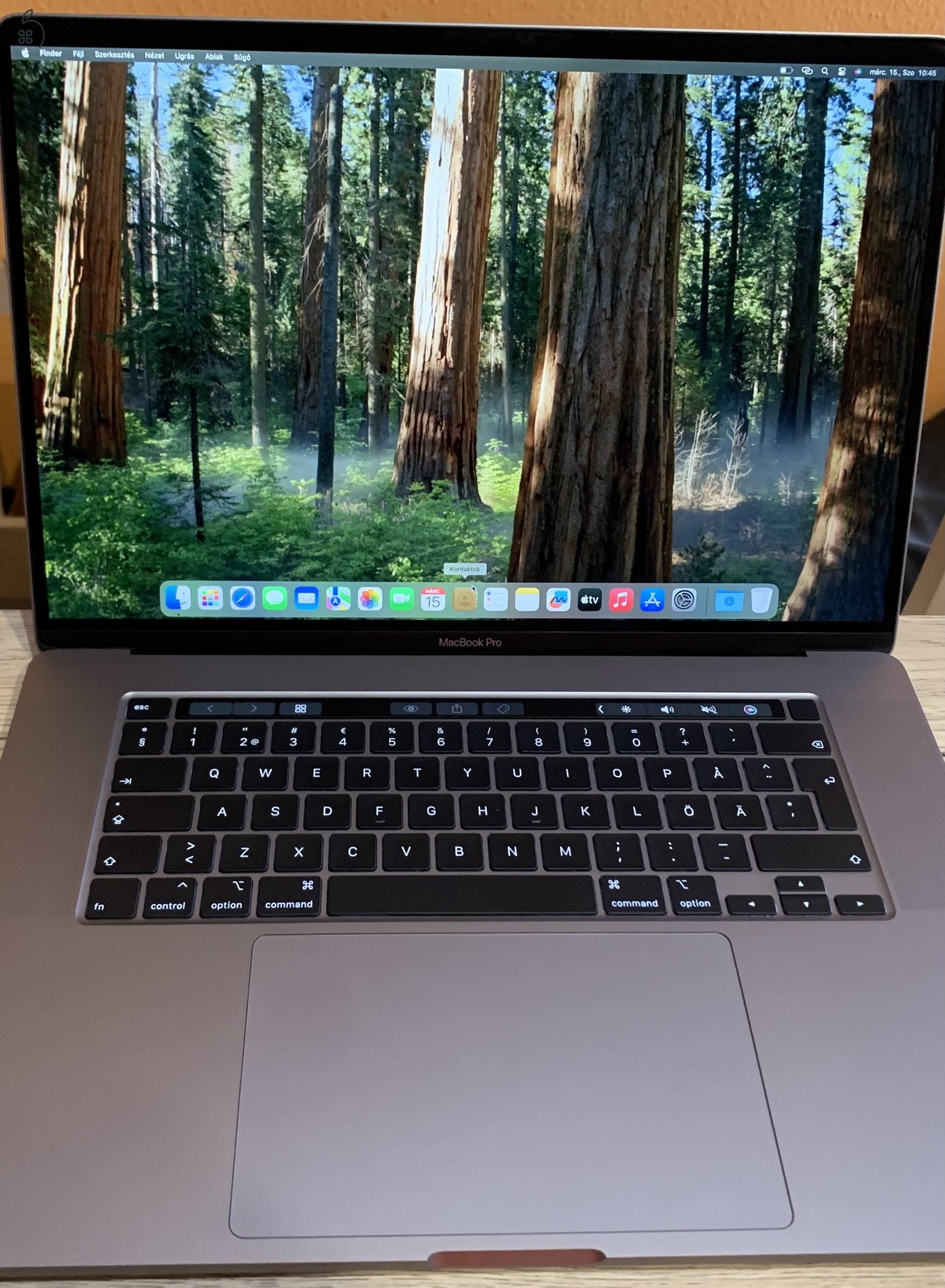 Apple MacBook Pro 16” Retina Touch Bar – 2019/2020 – Újszerű állapotban