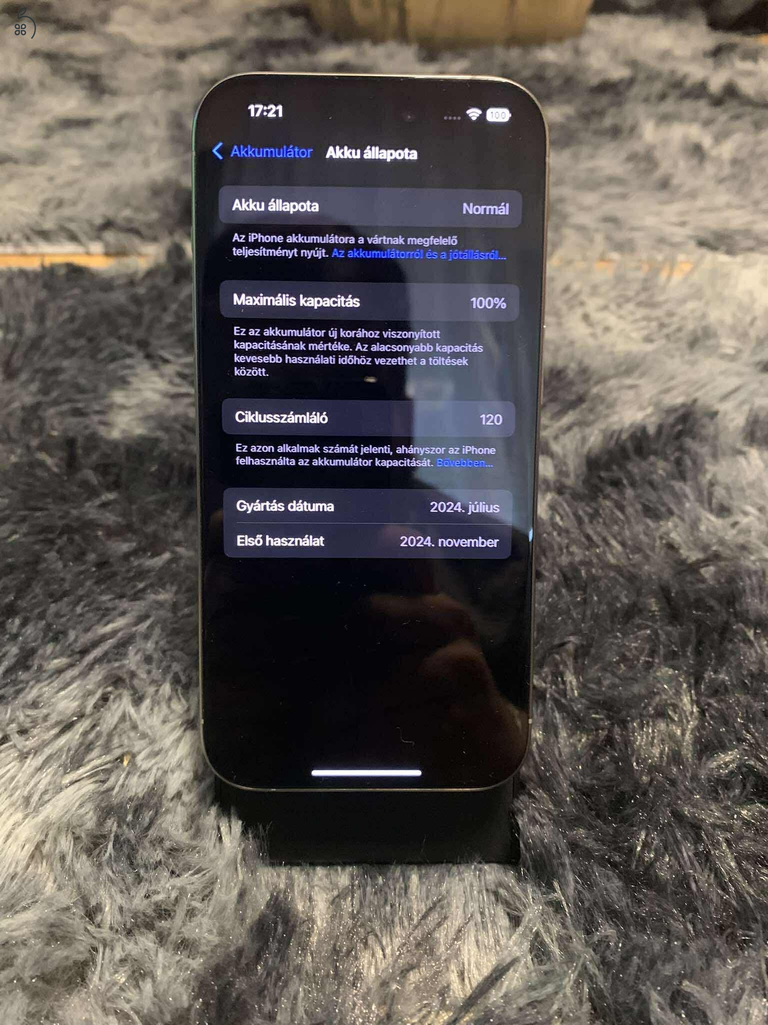 Iphone 15pro 128gb natur titan