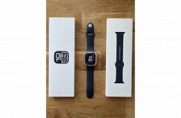 Apple Watch 10 42mm silver aluminium, kék szíjjal, garancia 2026.05.12-ig