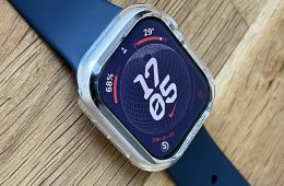 Apple Watch 10 42mm silver aluminium, kék szíjjal, garancia 2026.05.12-ig