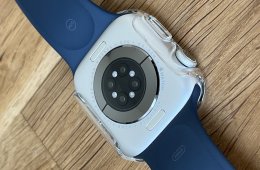 Apple Watch 10 42mm silver aluminium, kék szíjjal, garancia 2026.05.12-ig