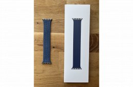 Apple Watch 42mm fonott körpánt denim szín, 6‐os méret