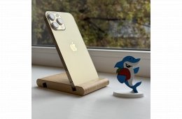 HIBÁTLAN iPhone 13 Pro Max 128GB Gold - 1ÉV GARANCIA -Kártyfüggetlen, MS2893