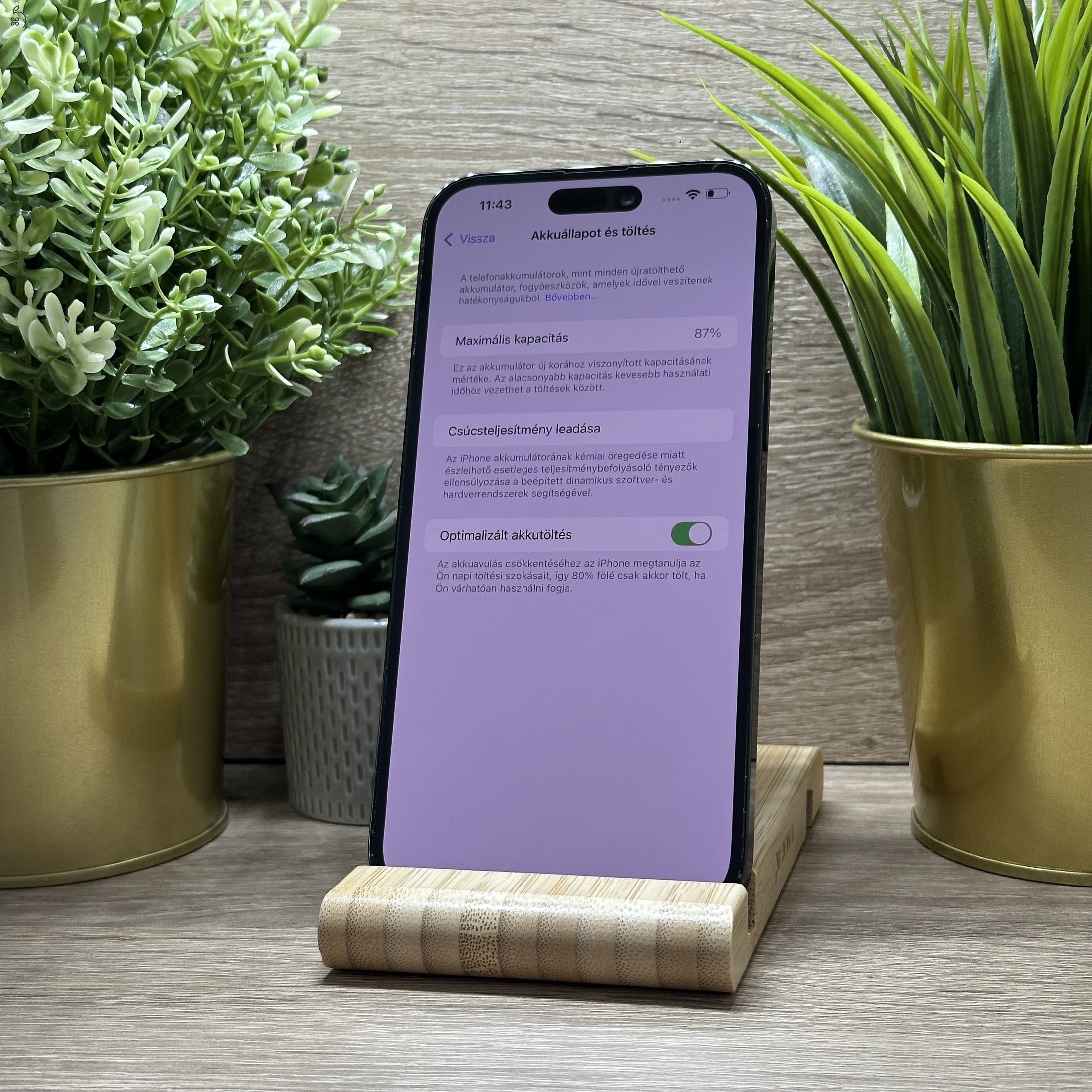 iPhone 14 Pro Max 128GB Fekete, Független - Garancia, Számla