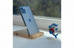 GYÖNYÖRŰ iPhone 12 Pro 256GB Pacific Blue - 1 ÉV GARANCIA, Kártyafüggetlen, 100% Akkumulátor, MS2092
