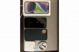 iPhone 14 - lila - 128 gb -  90% akkumulátor 