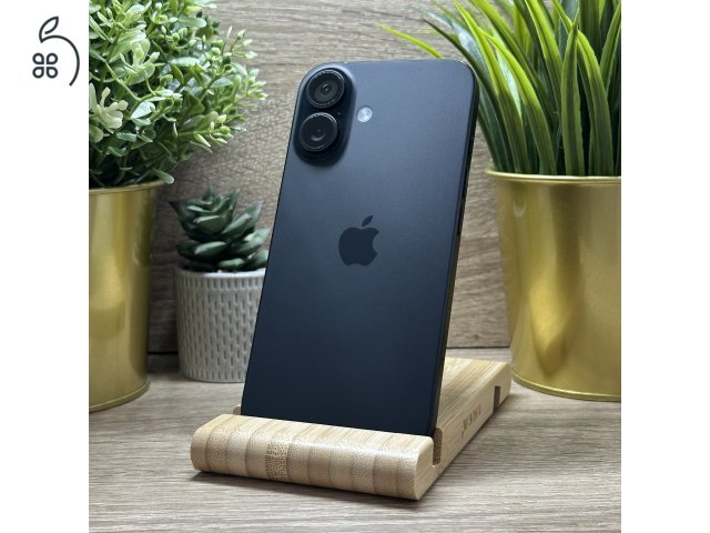 iPhone 16 128GB Fekete, Független - Garancia, Számla