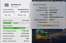 Macbook Air M1 256 GB