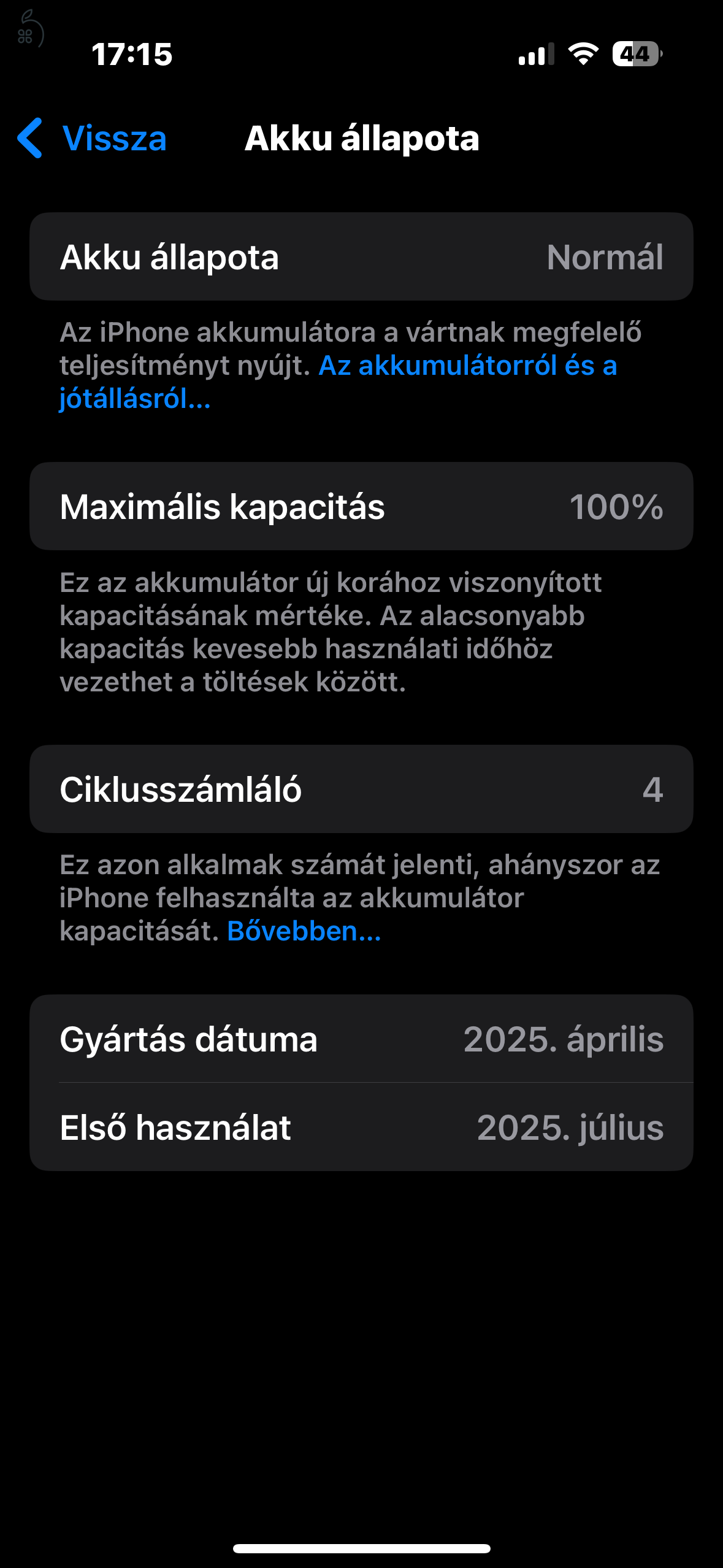 iPhone 16 Fehér 128 gigás Média marktban vásárolt