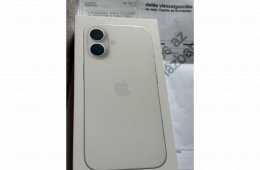 iPhone 16 Fehér 128 gigás Média marktban vásárolt