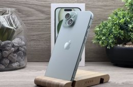 Hibátlan iPhone 15 Green 128GB 2 ÉV Garanciával Számlával
