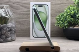 Hibátlan iPhone 15 Green 128GB 2 ÉV Garanciával Számlával