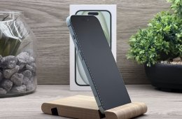 Hibátlan iPhone 15 Green 128GB 2 ÉV Garanciával Számlával