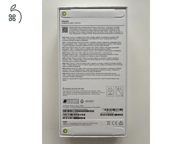 iPhone 15 128GB Bontatlan dobozos! 