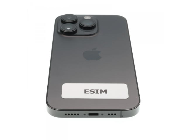 !! 1 ÉV GARANCIA !! Apple iPhone 14 Pro 128 GB Space Black 100% – ESIM