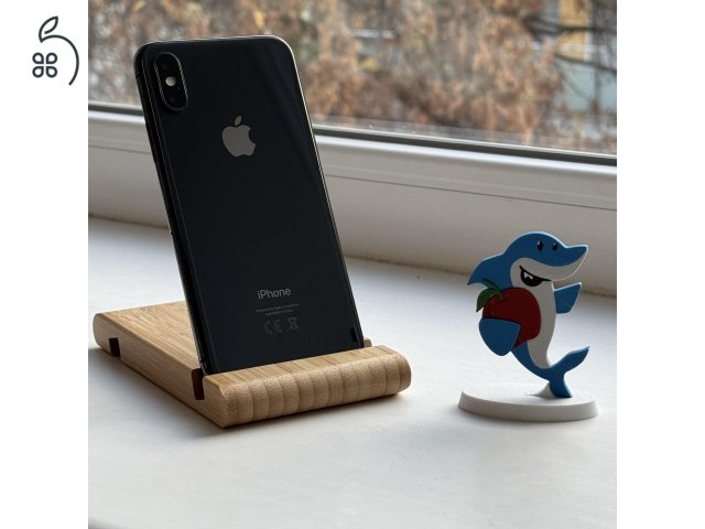 GYÖNYÖRŰ iPhone XS 64GB Space Gray - 1 ÉV GARANCIA, Kártyafüggetlen, 100% Akkumulátor, MS2912