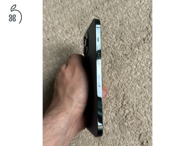 iPhone 12 Pro Max 128GB (újszerű, pacific blue) - Kártyafüggetlen +tok +fólia