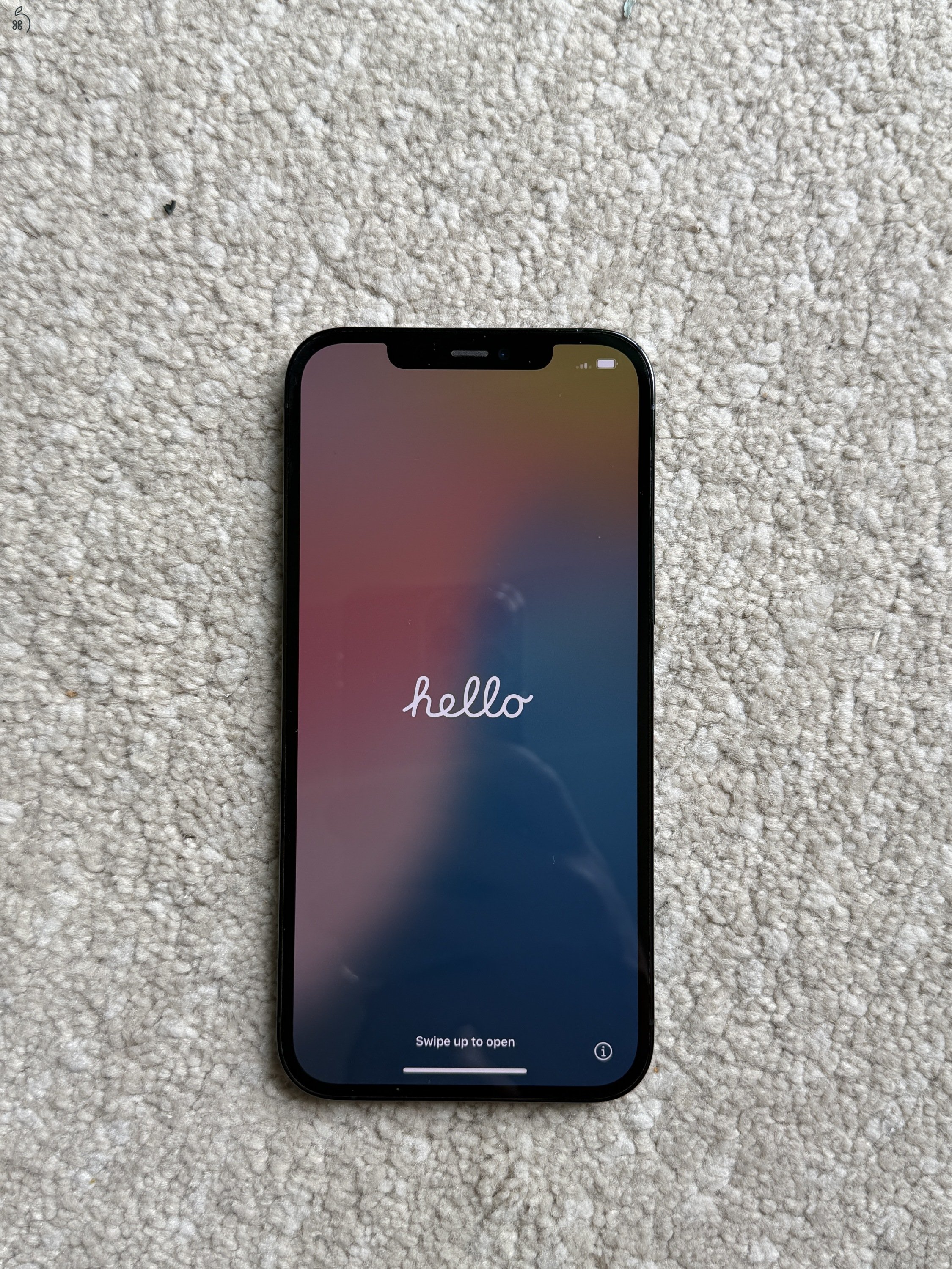 iPhone 12 Pro Max 128GB (újszerű, pacific blue) - Kártyafüggetlen +tok +fólia