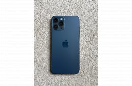 iPhone 12 Pro Max 128GB (újszerű, pacific blue) - Kártyafüggetlen +tok +fólia