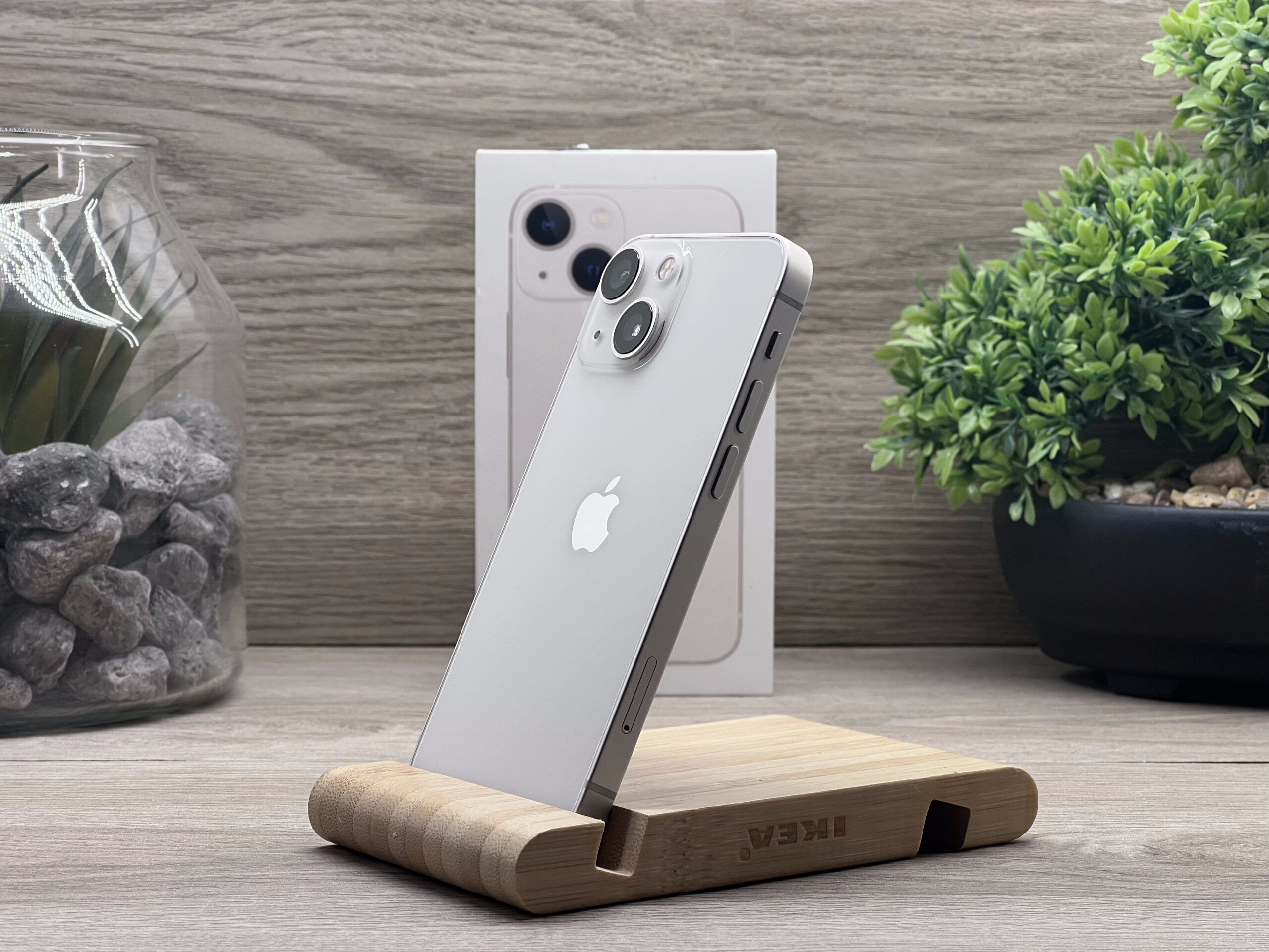 iPhone 13 Mini Starlight 128GB 2 ÉV Garanciával Számlával Aksi 100%