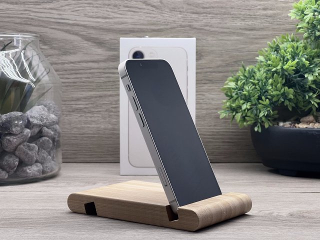 iPhone 13 Mini Starlight 128GB 2 ÉV Garanciával Számlával Aksi 100%