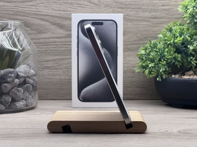 Hibátlan iPhone 15 Pro White Titanium 128GB 2 ÉV Garanciával Számlával