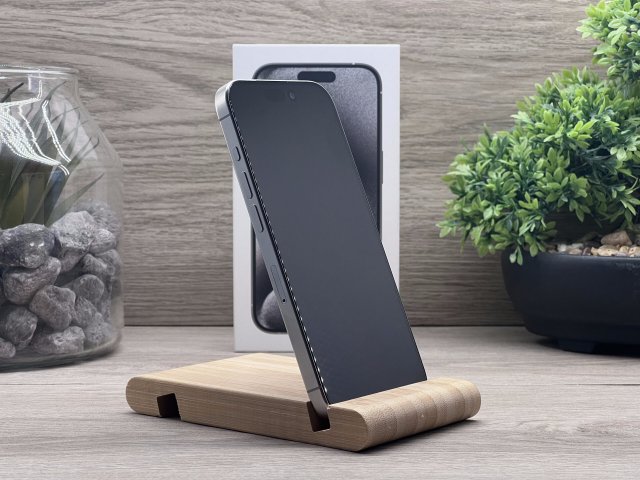 Hibátlan iPhone 15 Pro White Titanium 128GB 2 ÉV Garanciával Számlával
