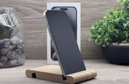 Hibátlan iPhone 15 Pro White Titanium 128GB 2 ÉV Garanciával Számlával