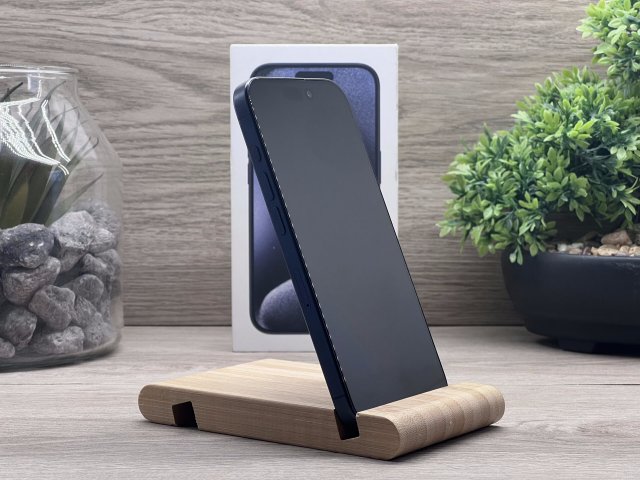 iPhone 15 Pro Blue Titanium 128GB 2 ÉV Garanciával Számlával