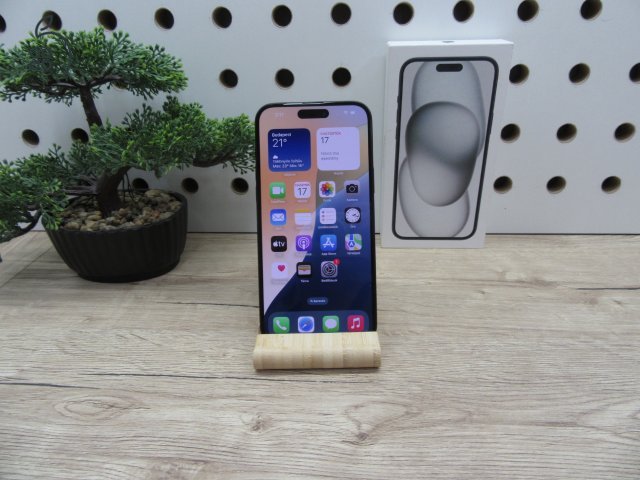 Apple iPhone 15 Plus - Black - Használt, karcmentes