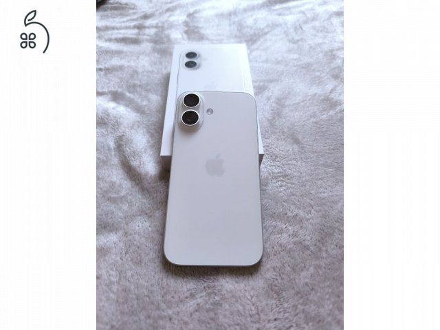 iPhone 16 Fehér 128 gigás Média marktban vásárolt