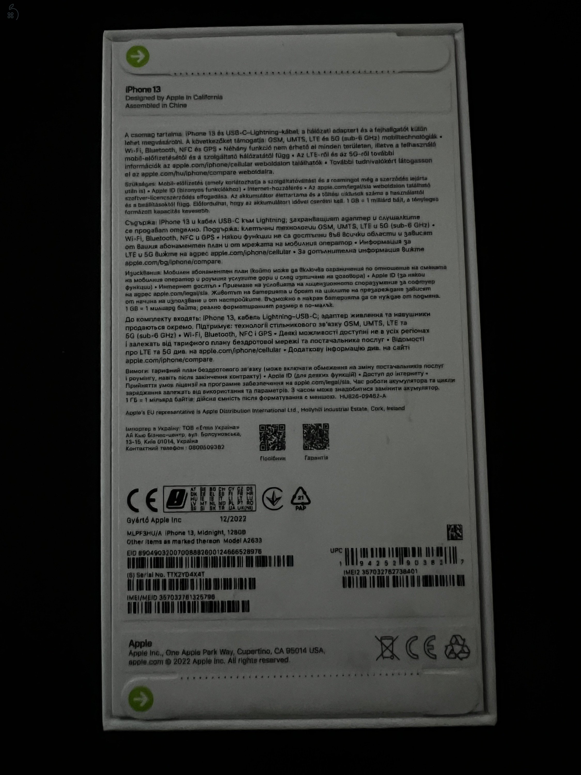 iPhone 13 Midnight Black - Bontatlan