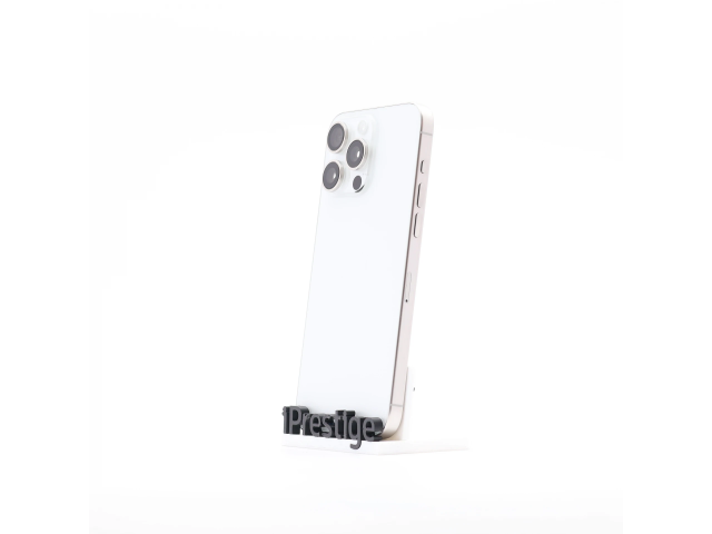+ Ajándékkal és 1 év garanciával! Felújított iPhone 15 Pro Max 256 GB White Titanium